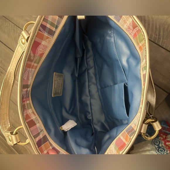 NWT Coach Multicolor Daisy Large Satchel - Picture 6 of 7